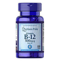 Vitamin B12 500 мг Puritan's Pride (100 таблеток)