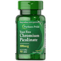 Chromium Picolinate 800 мкг Yeast Free (90 таблеток)