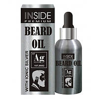 Mасло для бороды Inside Premium Beard Oil silver  с феромонами 30ml