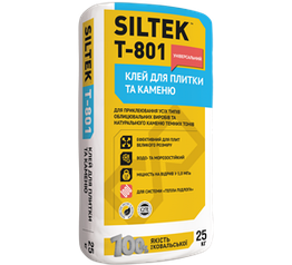 Клей для плитки Siltek T-801 25 кг