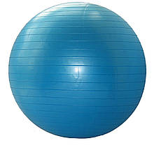 М'яч гумовий для фітнесу фітбол 65 см, 75 см, 85 см блакитний колір