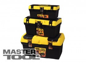 MasterTool Ящики для інструменту комплект 3 шт. 12,5"+16"+19", мет.замки (79-2038/2039/3052), Арт.: 79-2001
