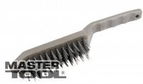 MasterTool Щітка дротяна 6-рядна з пластиковою ручкою, Арт.: 14-5506