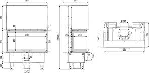 Камінна топка DEFRO HOME INTRA ME C G, фото 2