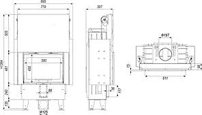 Камінна топка DEFRO HOME INTRA SM SLIM G, фото 2