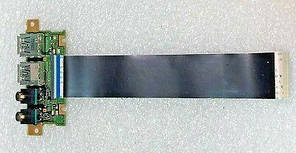 Дод. плата Fujitsu Lifebook E734 E744 E754 Роз'єм USB, Audio (CP642161-X3 CP642160-Z3) б/в