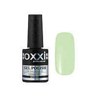 Гель-лак для ногтей Oxxi Professional 187 бледный салатовый, эмаль,10 мл