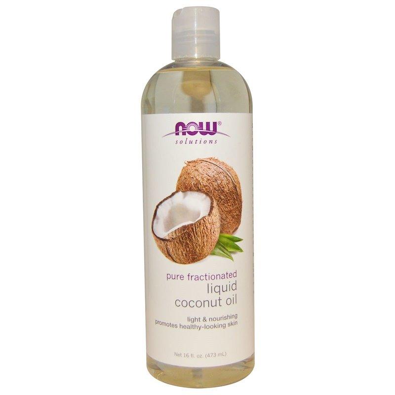Now Foods, Рідка кокосова олія, чиста ректифікована, 473 мл
