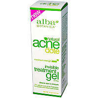 Alba Botanica, Acne Dote, невидимий гель для догляду за шкірою, нежирний, 14 г