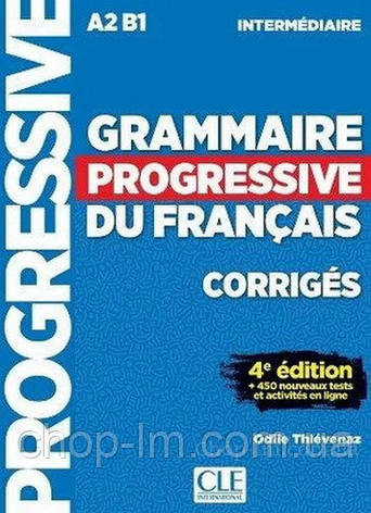 Grammaire Progressive du Français 4e Édition Intermédiaire Corrigés / Збірник відповідей, фото 2