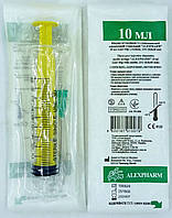 Шприц 10 мл G21 (0,8*40 мм, Luer Slip) одноразовый/ ALEXPHARM/ Китай