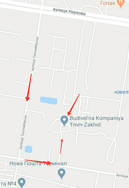Схема проїзду