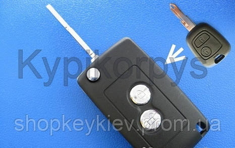 Peugeot (Пежо) 206 Выкидной Ключ (корпус) 2 - Кнопки — Купить Недорого ...