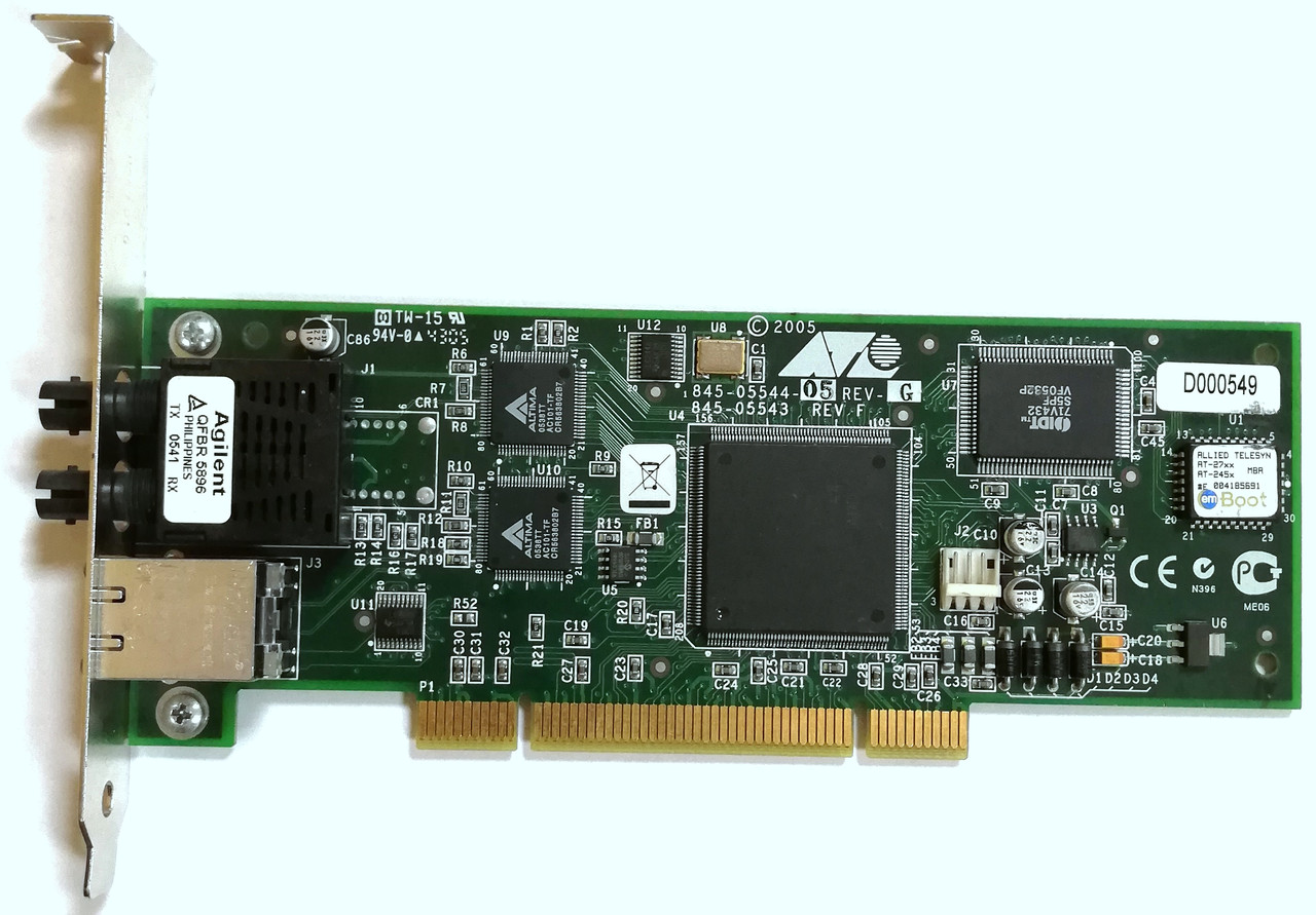Оптична мережева карта Allied Telesis 100 Мбіт/с 2xSC (AT-2701FTX) PCI 2.2, Б/В, Лот #2