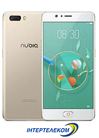 ZTE Nubia M2 Gold (NX551J) CDMA / 4/64 Gb / 5.5" AMOLED / Snap 625 / 13Мп / 3630мАч + чохол + скло