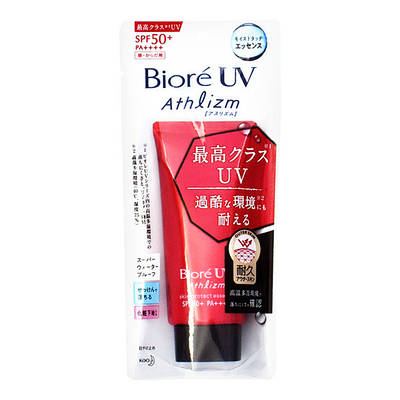 Суперстійка сонцезахисна есенція Biore UV Athlizm Skin Protect Essence SPF50+ PA++++ 70g