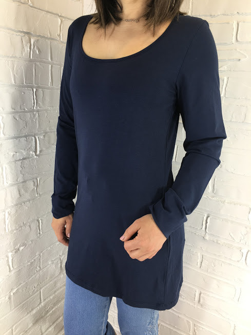 Туніка жіноча GLORYMAX синій M.L