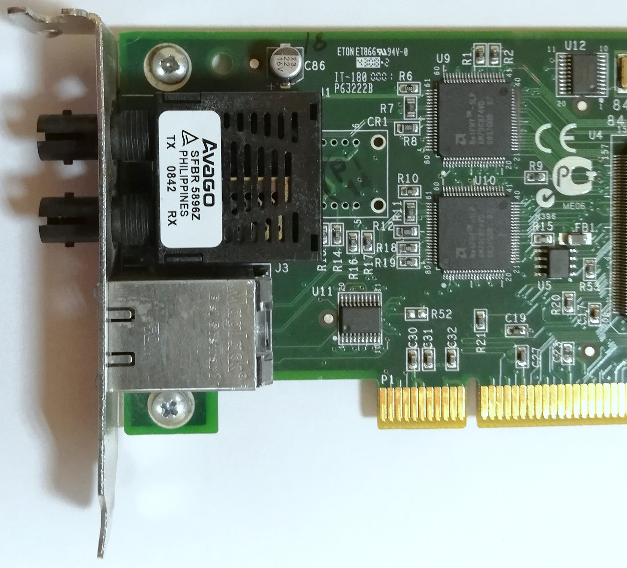 Оптическая сетевая карта Allied Telesis 100 Мбит/с 2xSC (AT-2701FTX ...