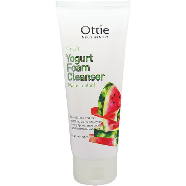 Пінка для умивання з екстрактом Кавуза Ottie Fruits Yogurt Foam Cleanser