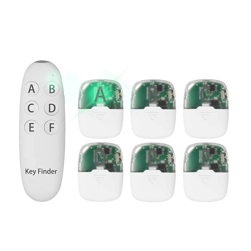 Брелок для пошуку ключів і предметів антипотеряшка DZGOGO Key Finder VI, із 6-ти світлозвуковими маячками!