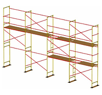 Строительные леса 72 м2 (18х4).