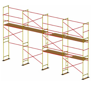 Будівельні ліси 120 м2 (30х4).