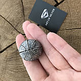 Срібна підвіска Баскетбольний м'яч., фото 2