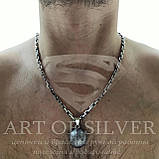 Срібна підвіска Баскетбольний м'яч., фото 4