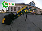 Посилений навантажувач фронтальний кун Dellif Strong 1800 з вилами сенажными, фото 2