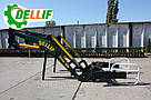 Посилений навантажувач фронтальний кун Dellif Strong 1800 з вилами сенажными, фото 4