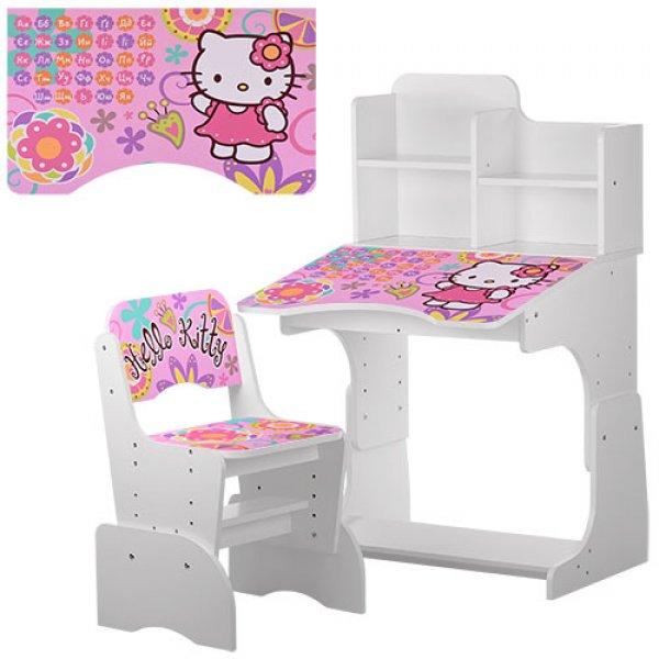 Дитяча парта-трансформер зі стільчиком Hello Kitty, W 2071-48-1 біла