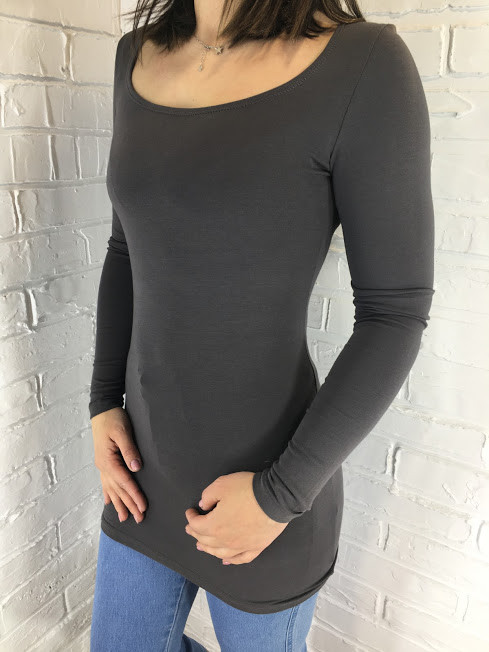 Туніка жіноча GLORYMAX сірий XS.S.XL