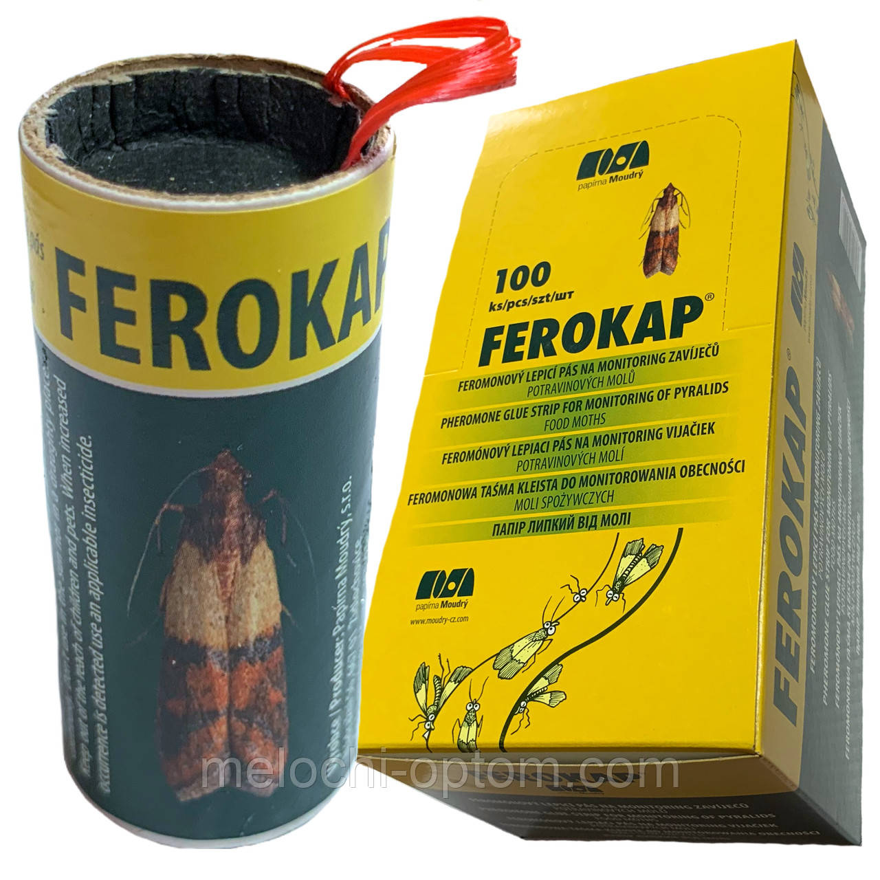 Липка стрічка від молі FEROKAP (пастка для молі).