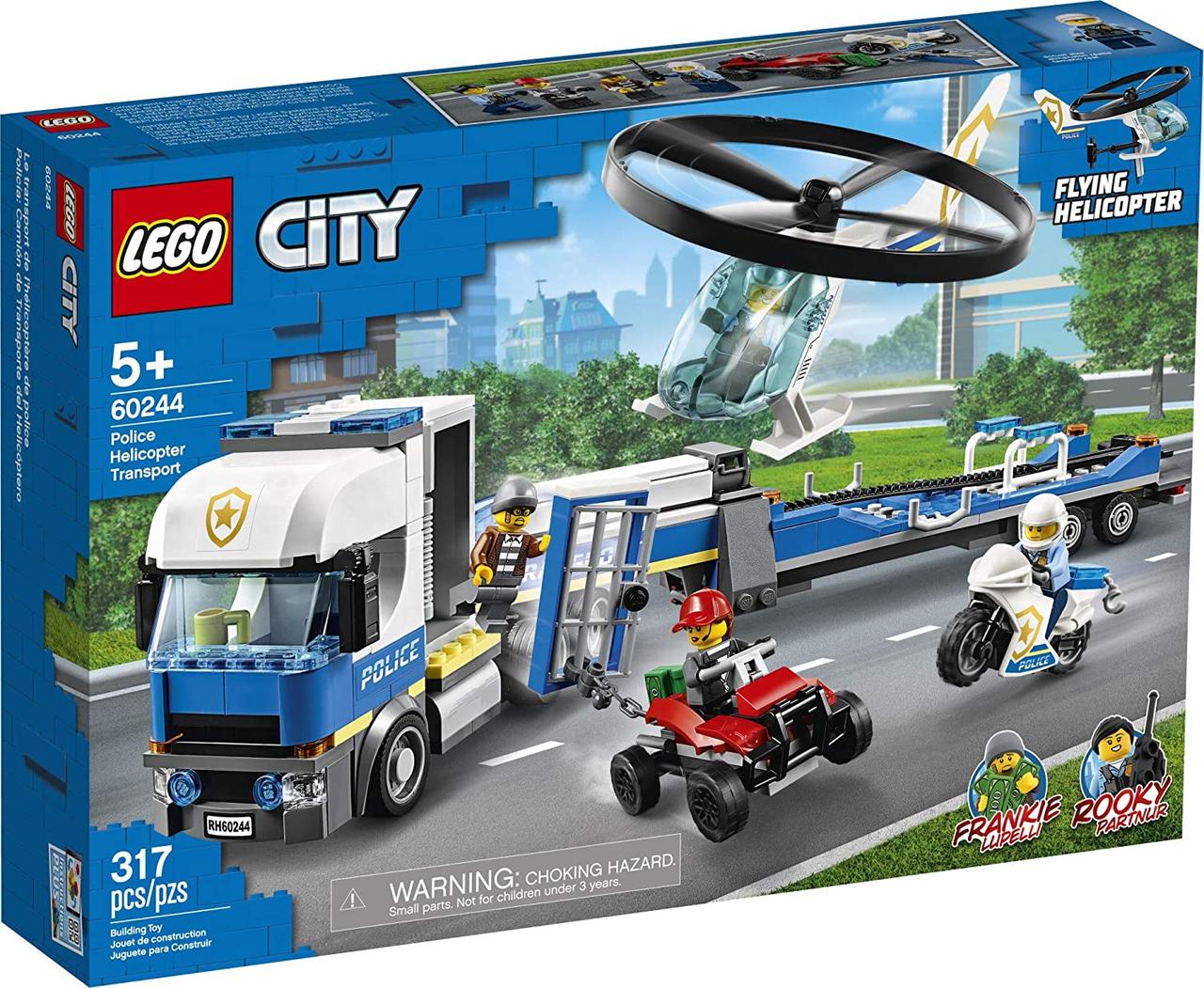 LEGO City Перевезення поліцейського вертольота (60244)