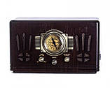 Ретро радіо програвач Daklin Де Голль натуральний горіх AM/FM,MP3/ USB/ SD (RP-057), фото 5