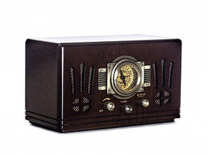 Ретро радіо програвач Daklin Де Голль натуральний горіх AM/FM,MP3/ USB/ SD (RP-057)