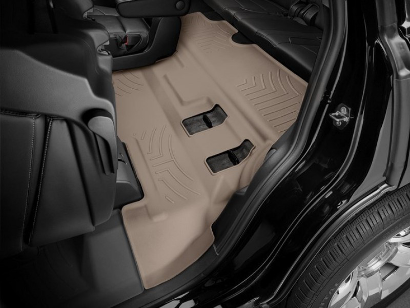 Килими гумові WeatherTech Cadillac Escalade 2015+ третій ряд бежевий