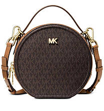 Жіноча брендова сумка Michael Kors Delaney brown Lux