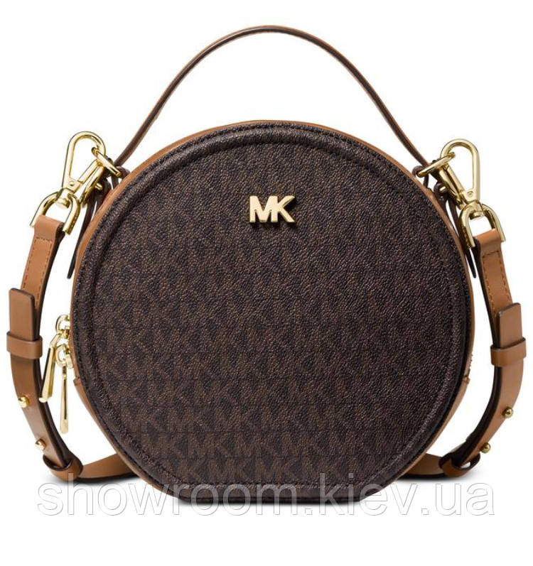 Жіноча брендова сумка Michael Kors Delaney brown Lux
