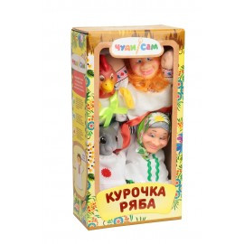 Кукольный театр "Курочка ряба", 4 персонажа