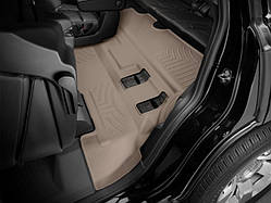 Килими гумові WeatherTech GMC Yukon 2015-2020 третій ряд бежевий ( друга низка окремі крісла)