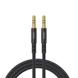 Кабель AUX JOYROOM car stereo audio cable SY-10A1 100см Чорний