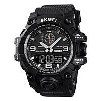 Skmei 1586 черные мужские спортивные часы