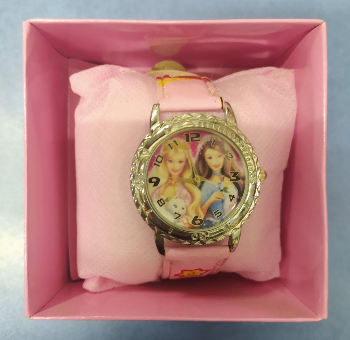 Часы детские наручные в картонной коробке "Barbie"
