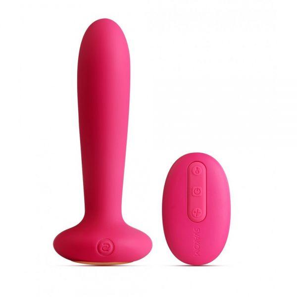 Анальний вібратор з підігрівом Svakom Primo Heating Butt Plug Pink Рожевий