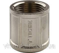 Муфта 3/4 "ВВ нікель Tiemme Made in Italy, фото 1
