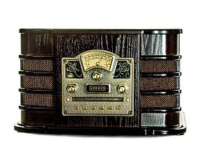 Ретро радіо програвач платівок Daklin Даллас AM/FM-стерео, USB/CD MP3, AUX, BT (RP-131) Горіх