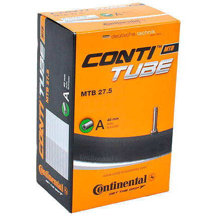 Камера Continental MTB Tube B+ 27.5", 65-584->70-584, A40, 350 г, фото 1