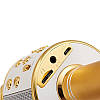 Дитячий бездротовий караоке bluetooth мікрофон Wster WS-858 Gold, фото 4