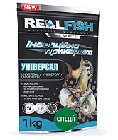 Прикормка рыболовная Real Fish реал фиш Универсал - Любисток - специи 1кг